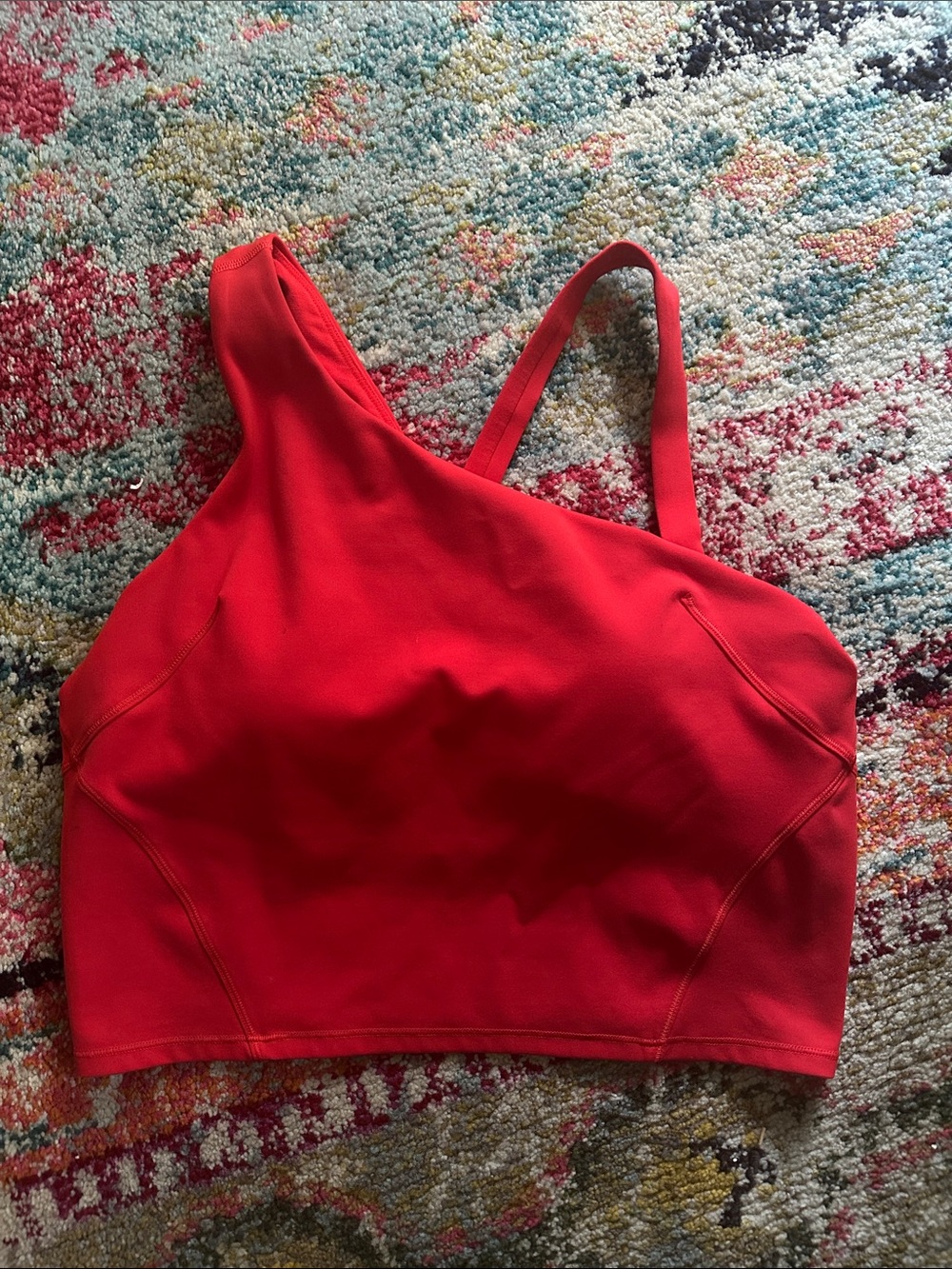 Lululemon Asymmetrical  Crop Tank Top